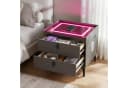 oyajia Nachttisch Nachtschrank mit Bluetooth-Lautsprecher & Kabelloser Ladefunktion Bild 5