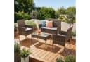 oyajia Gartenlounge-Set Polyrattan Sitzgruppe für 4 Personen Bild 2