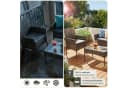 oyajia Gartenlounge-Set Polyrattan Sitzgruppe für 4 Personen Bild 4