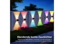 oyajia LED Solar-Wandleuchte Aussen 2/4 Stück RGB 7 Farben Einstellbar Bild 3