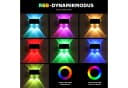 oyajia LED Solar-Wandleuchte Aussen 2/4 Stück RGB 7 Farben Einstellbar Bild 5