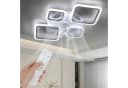 oyajia Deckenventilator mit LED 75cm RGB dimmbar weiß Bild 3