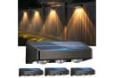 oyajia LED Solarleuchte 4 Stück Schwarz Außen IP65 RGB Bild 1
