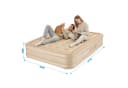 kehot Luftbett 202x150 cm mit integrierter Pumpe Beige Bild 1