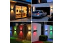 oyajia LED Solarleuchte Schwarz RGB 4 Modi Garten Bild 1