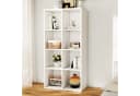oyajia Bücherregal Weiß 8 Fächer Würfelregal Standregal Bild 2