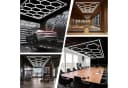 oyajia LED Deckenleuchte 14x Hexagon 720W Kaltweiß Bild 4