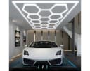 oyajia LED Deckenleuchte 14x Hexagon 720W Kaltweiß Bild 5