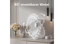 oyajia LED Schminkspiegel Rund 180° Dimmbar Bild 5