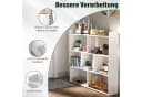 oyajia Bücherregal Würfelregal 7 Fächer Weiß Modern Bild 4
