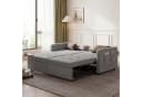 oyajia Schlafsofa 3 in 1 Klappsofa Grau mit verstellbarer Rückenlehne Bild 3
