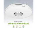 oyajia LED Deckenleuchte mit Bluetooth Lautsprecher RGB Dimmbar Bild 1