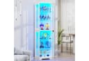 BROTTAR Eckvitrine weiß mit LED-Beleuchtung und Bewegungssensor Bild 1