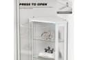 BROTTAR Eckvitrine weiß mit LED-Beleuchtung und Bewegungssensor Bild 5