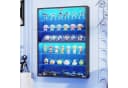 BROTTAR Hängevitrine Wandvitrine Schwarz/Weiß mit LED-Beleuchtung Bild 2