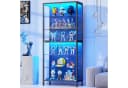 BROTTAR Glasvitrine mit LED-Beleuchtung und 6 Ebenen Schwarz Bild 2