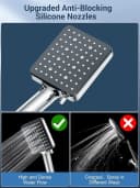 UE Stock Handbrause Universal 6 Modi Silber Schwarz Bild 3