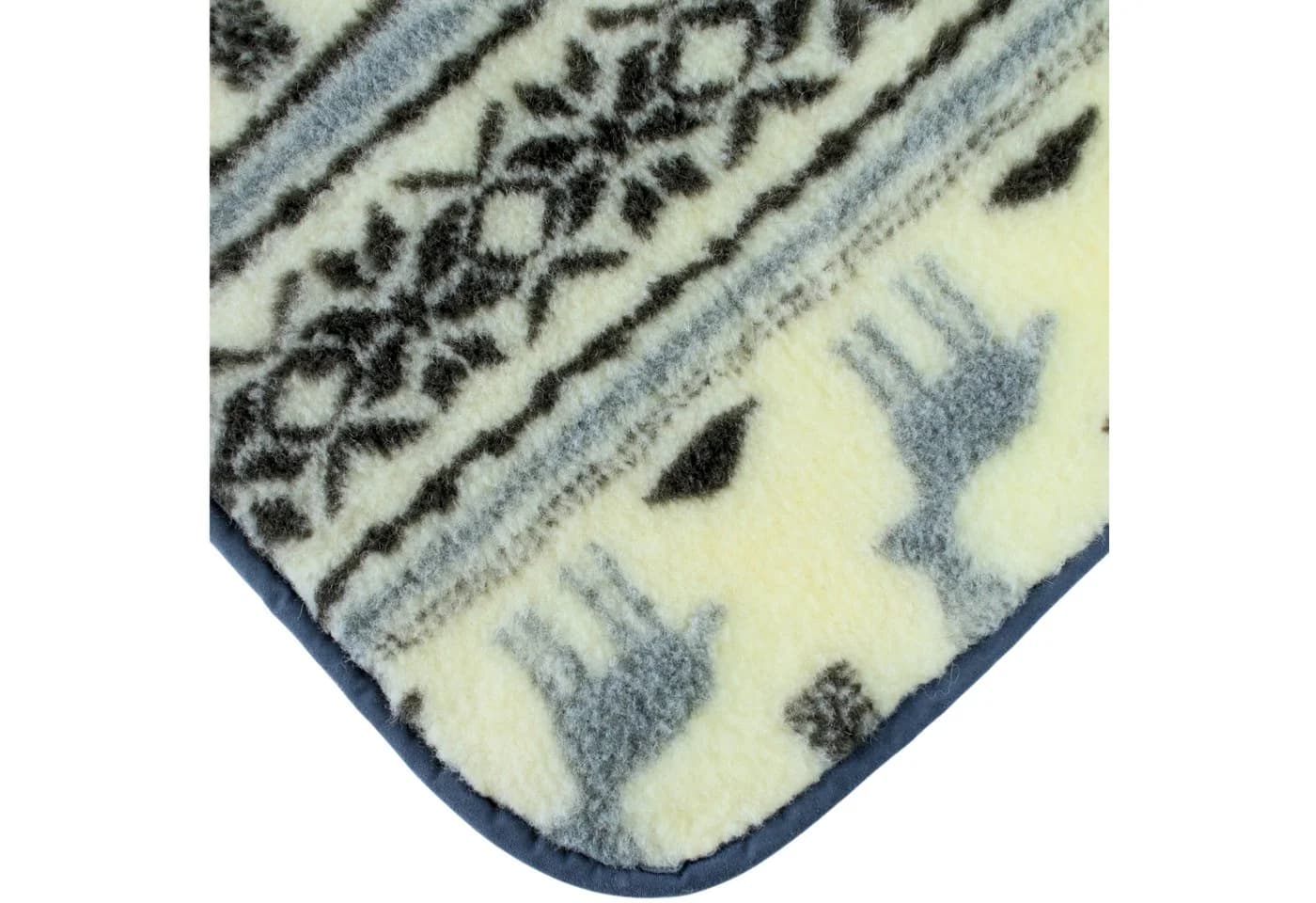 Sheep Dreams Naturhaarbettdecke Schafwolldecke 100% Merino Schurwolle Grau 160x200cm