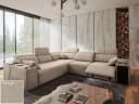 Möbel für Dich Ecksofa MINDY 3 Relax Beige mit USB, Minibar & Schlaffunktion Bild 2