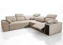 Möbel für Dich Ecksofa MINDY 3 Relax Beige mit USB, Minibar & Schlaffunktion Bild 5