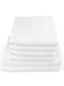 herzbach home Handtuch Set Pura 6-tlg. 550g/m² 100% Baumwolle Weiß Bild 1