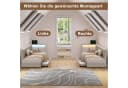 Simurq Polsterbett Beige mit LED, USB & Schubladen Bild 5