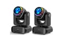 ZonQoonz Discolicht 100W Moving Head 10 Muster 8 Farben 18 Prismen Schwarz Bild 2