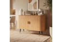 Jiexi Sideboard 120cm Holzoptik mit Schiebetür Bild 1