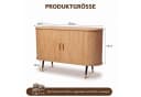 Jiexi Sideboard 120cm Holzoptik mit Schiebetür Bild 3
