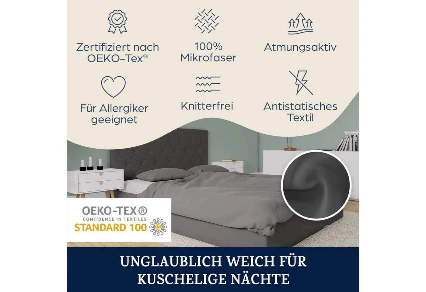 Sleepwise Kopfkissen Soft Wonder-Edition Supermikrofaser
