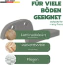 Novaliv Schaumstoffbesen Ersatzschwamm Grau für Handfeger Bild 3