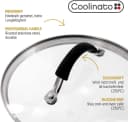 Coolinato Pfannendeckel Glasdeckel 26 cm Transparent Bild 3