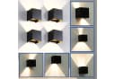 WILGOON LED Wandleuchte 6W Aluminium Wandlampe verstellbar warmweiß Bild 2