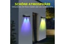 oyajia 4x Solar-Wandleuchte Schwarz RGB Up Down Bild 1