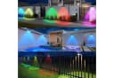 oyajia 4x Solar-Wandleuchte Schwarz RGB Up Down Bild 5