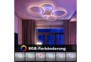 oyajia LED Deckenleuchte 80W RGB Dimmbar Bild 3