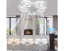 LETGOSPT Deckenventilator mit Lampe 85W LED 6 Geschwindigkeiten Bild 2