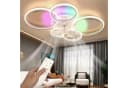 oyajia Deckenleuchte 65W Deckenlampe Mit Ventilator, RGB Hintergrundlicht, 6 Geschwindigkeiten Bild 1