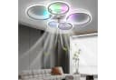 oyajia Deckenleuchte 65W Deckenlampe Mit Ventilator, RGB Hintergrundlicht, 6 Geschwindigkeiten Bild 3