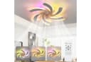 oyajia Deckenventilator mit LED & RGB Hintergrundlicht Bild 1