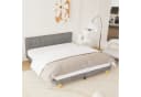 oyajia Polsterbett Bettrahmen Doppelbett mit Kopfteil und Lattenrost Bild 1