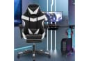 oyajia Gaming-Stuhl Ergonomisch Schwarz/Weiß Bild 1