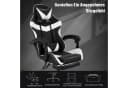 oyajia Gaming-Stuhl Ergonomisch Schwarz/Weiß Bild 4