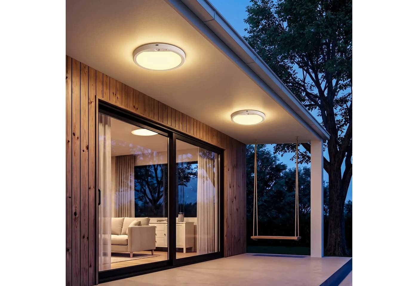 WILGOON LED Deckenleuchte mit Bewegungsmelder, Weiß, Dimmbar, Akku - Bild 3
