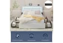 WILGOON Polsterbett LED Doppelbett 160x200 cm mit 4 Schubladen und Lattenrost Bild 1