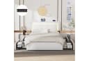 WILGOON Polsterbett LED Doppelbett 160x200 cm mit 4 Schubladen und Lattenrost Bild 2