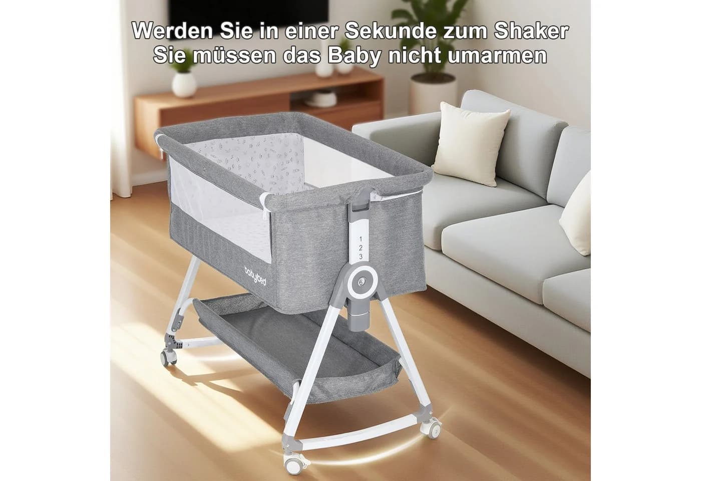Modernes Beistellbett
