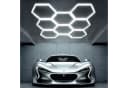 oyajia LED Deckenleuchte 8/10-Pack Hexagon Kaltweiß Garage Werkstatt Bild 1