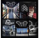 oyajia LED Deckenleuchte 8/10-Pack Hexagon Kaltweiß Garage Werkstatt Bild 5