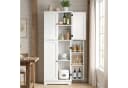 oyajia Mehrzweckschrank 4 Türen Küchenschrank 150 cm Bild 1